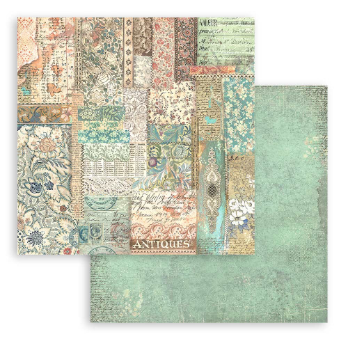 STAMPERIA BROCANTE BLOCK 20.3/20.3 CM -SBBS102