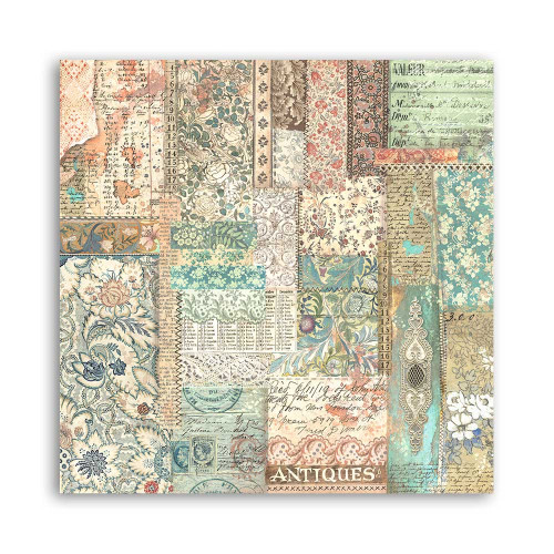 STAMPERIA BROCANTE BLOCK 20.3/20.3 CM -SBBS102