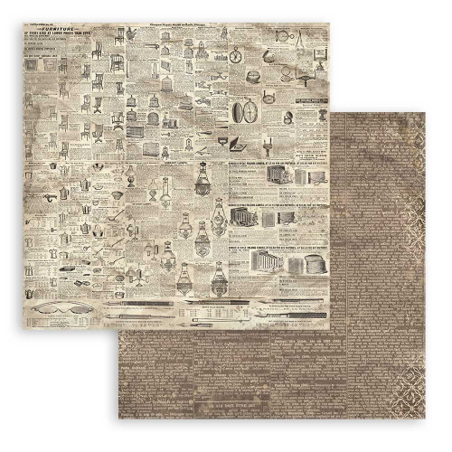 STAMPERIA BROCANTE BLOCK 20.3/20.3 CM -SBBS102