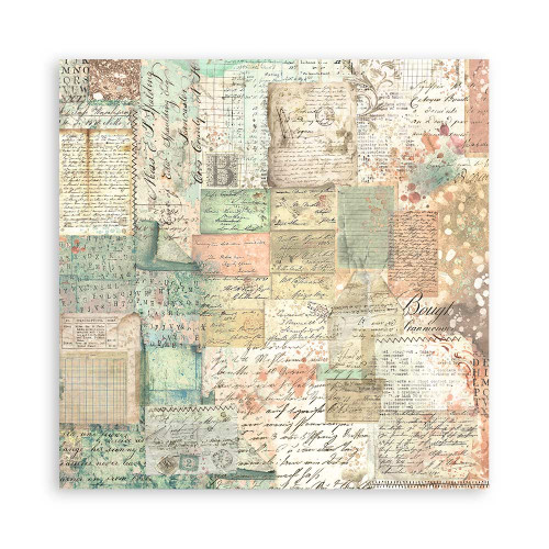 STAMPERIA BROCANTE BLOCK 20.3/20.3 CM -SBBS102