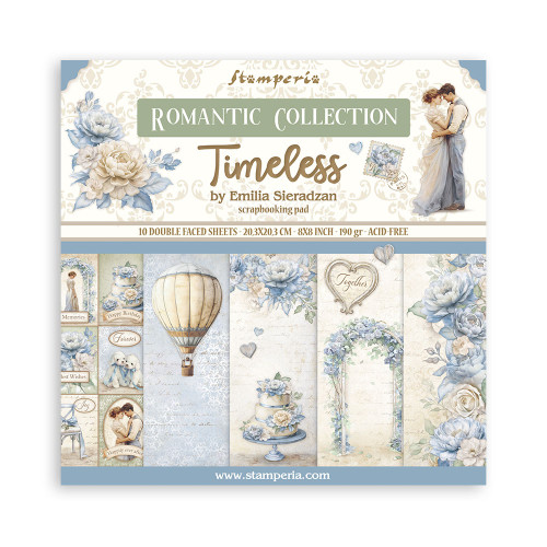 STAMPERIA TIMELESS БЛОКЧЕ ХАРТИЯ 20,3/20,3 СМ-SBBS127