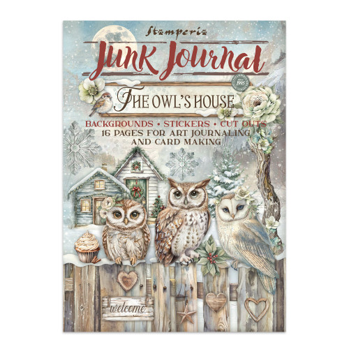 STAMPERIA THE OWL'S HOUSE JUNK JOURNAL - SBJK02