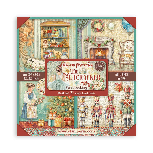 STAMPERIA THE NUTCRACKER БЛОКЧЕ 30,5/30,5 СМ - SBBXLB16