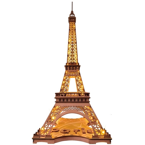 ROBOTIME 3D ДЪРВЕН ПЪЗЕЛ NIGHT EIFFEL TOWER 164 ЧАСТИ TGL01