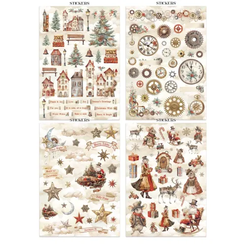 STAMPERIA GEAR UP FOR CHRISTMAS JUNK JOURNAL - SBJK10