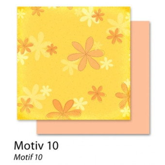 FOLIA ХАРТИЯ ЗА ДИЗАЙН 30,5/30,5 190 ГР. ЦВЕТЯ 10