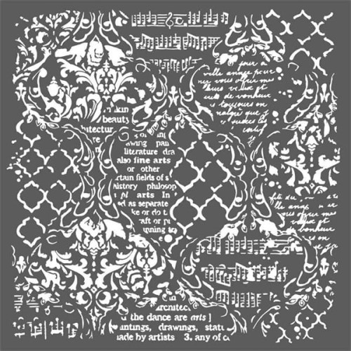 STAMPERIA MEDIA STENCIL - ШАБЛОН 30 Х 30 СМ - KSTDG01
