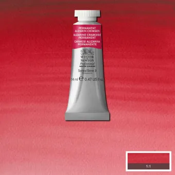 W&N АКВАРЕЛНА БОЯ PROFESSIONAL 14МЛ-PERMANENT ALIZARIN CRIM