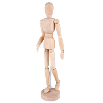SONNET WOODEN MOVABLE MALE MANNEQUIN H: 30 CM