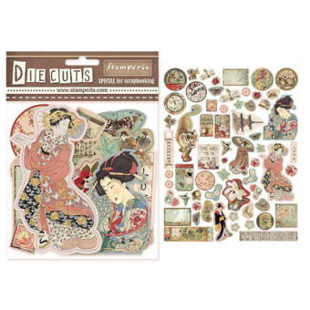 STAMPERIA CARTON FIGURES FOR DECORATION 62 PCS. DFLDC04