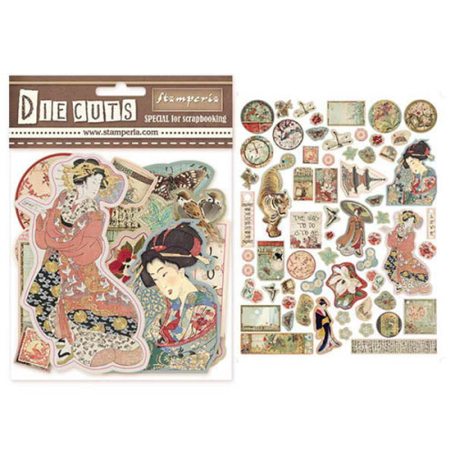 STAMPERIA CARTON FIGURES FOR DECORATION 62 PCS. DFLDC04