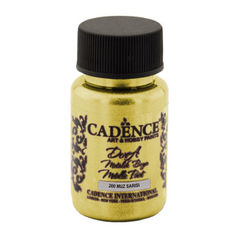 CADENCE ACRYLIC PAINT METALLIC DORA 50 ML. - BANANA 200