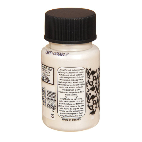 CADENCE ACRYLIC PAINT METALLIC DORA 50 ML. - PEARL 152