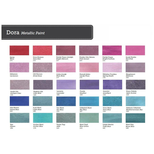 CADENCE ACRYLIC PAINT METALLIC DORA 50 ML. - HOT PINK 191