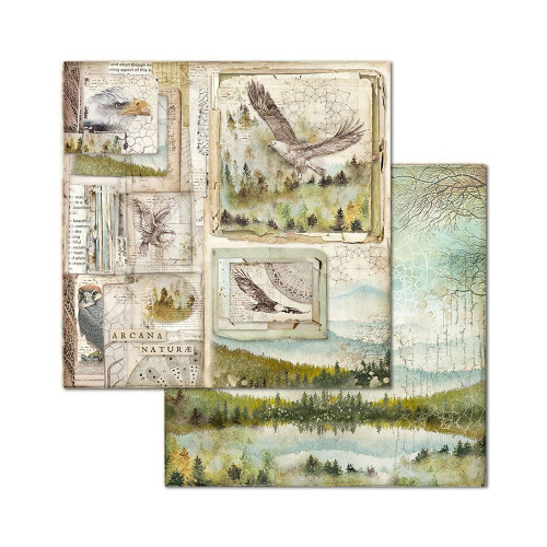 STAMPERIA BLOCK DESIGNER PAPER 20.3/20.3 CM - SBBS06