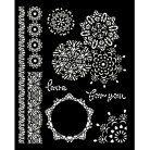 STAMPERIA MEDIA STENCIL - TEMPLATE 20 X 25 CM - KSTD068
