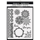 STAMPERIA MEDIA STENCIL - TEMPLATE 20 X 25 CM - KSTD068