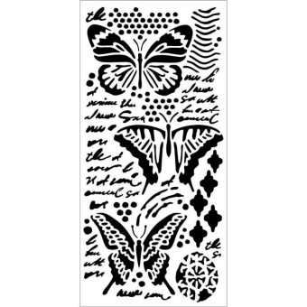 STAMPERIA MEDIA STENCIL - ШАБЛОН 12 Х 25 СМ - KSTDL09