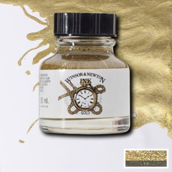 W&N CALLIGRAPHY INK 30 ML - GOLDEN 1010283
