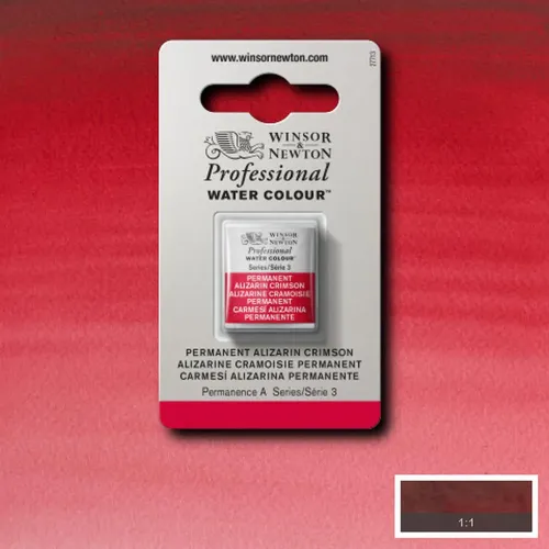 W&N АКВАРЕЛНА БОЯ PROFESSIONAL H/PAN - PERMANENT ALIZARIN CR