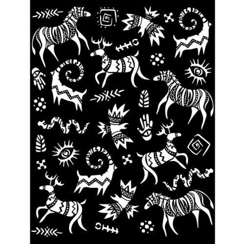 STAMPERIA MEDIA STENCIL - ШАБЛОН 20 Х 25 СМ - KSTD104