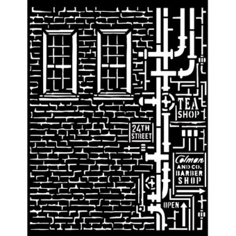STAMPERIA MEDIA STENCIL - ШАБЛОН 20 Х 25 СМ - KSTD109