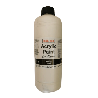 DAILY ART ACRYLIC PAINT 1000 ML - WHITE DA19112110