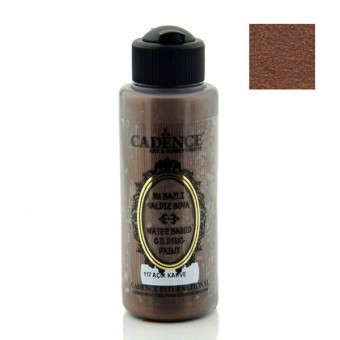 CADENCE АКРИЛНА БОЯ ЗА ПОЗЛАТЯВАНЕ 120 МЛ - LIGHT BROWN 117