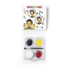 SNAZAROO FACE PAINT 3X3.75 G. + BRUSH AND SPONGE - CHICK