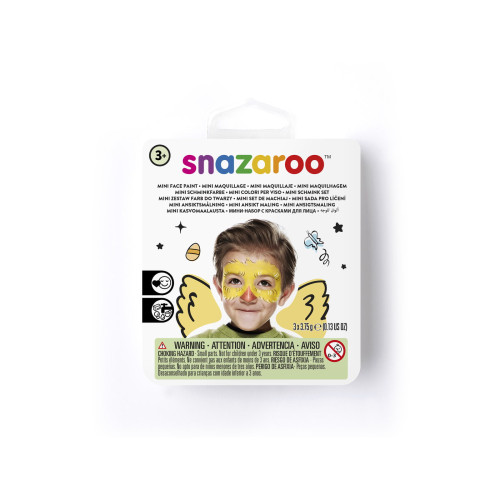 SNAZAROO FACE PAINT 3X3.75 G. + BRUSH AND SPONGE - CHICK