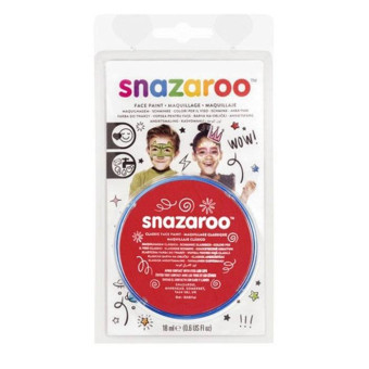 SNAZAROO FACE PAINT 18ML - RED