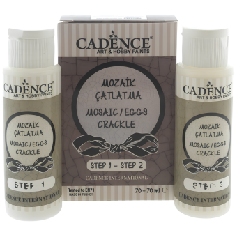 CADENCE ДВУФАЗНО КРАКЛЕ MOSAIC / EGGS 70 МЛ. STEP 1 + STEP 2