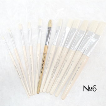 STANDARD BRUSH BRISTLE WITH SHORT HANDLE №6