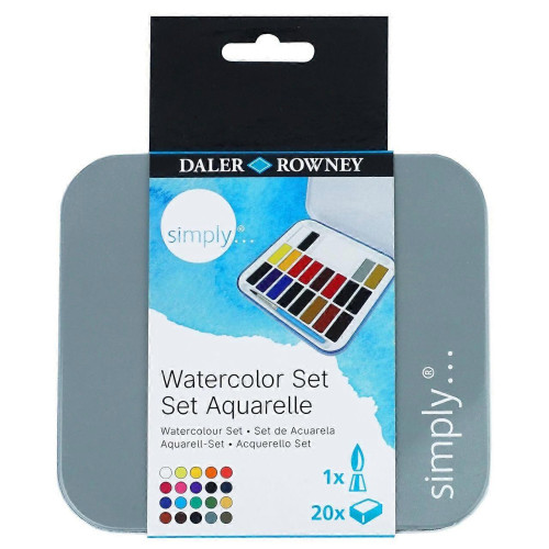 DALER ROWNEY АКВАРЕЛНИ БОИ КОМПЛЕКТ 20 ЦВ. -134 500 016