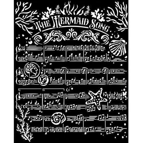 STAMPERIA SONGS OF THE SEA STENCIL 20 X 25 CM - KSTD143