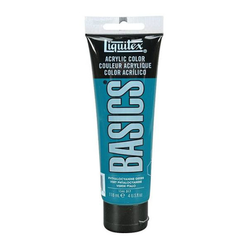 LIQUITEX АКРИЛНА БОЯ BASICS 118 МЛ-ФТАЛОЦИАН ЗЕЛЕНА 1046317