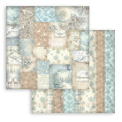 STAMPERIA WHITE CHRISTMAS БЛОКЧЕ ХАРТИЯ 20,3/20,3 СМ - SBBS147