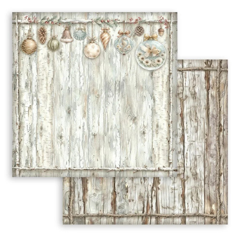 STAMPERIA WHITE CHRISTMAS БЛОКЧЕ ХАРТИЯ 20,3/20,3 СМ - SBBS147