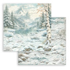 STAMPERIA WHITE CHRISTMAS БЛОКЧЕ ХАРТИЯ 20,3/20,3 СМ - SBBS147