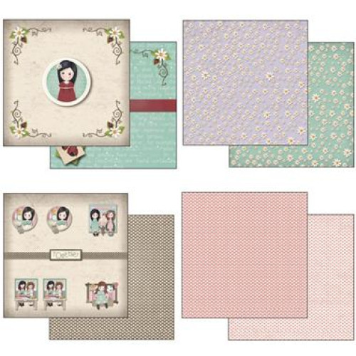 STAMPERIA BLOCK DESIGN PAPER 30.5/30.5 CM - SBBL16