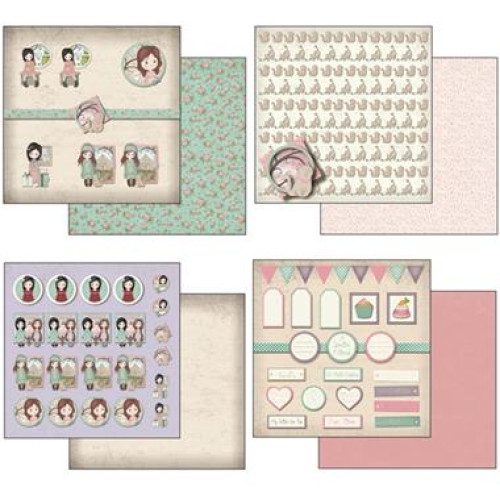 STAMPERIA BLOCK DESIGN PAPER 30.5/30.5 CM - SBBL16