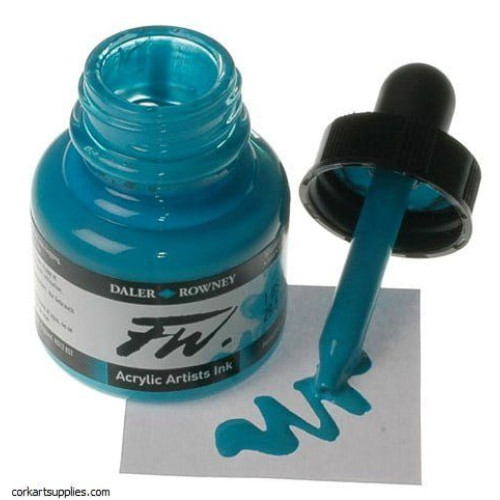 DALER ROWNEY ACRYLIC INK FW 29.5 ML - TURQUOISE 160029145