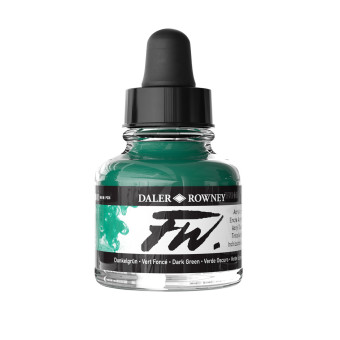 DALER ROWNEY ACRYLIC INK FW 29.5 ML - DARK GREEN 160029326
