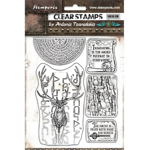 STAMPERIA CLEAR STAMPS 14/18CM - СИЛИКОНОВ ПЕЧАТ WTK170