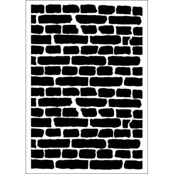 DAILY ART UNIVERSAL TEMPLATE A5 OLD BRICK WALL DA17ST0178