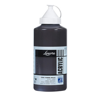 L&B ACRYLIC PAINT LOUVRE 750 ML - BURNT UMBER 477
