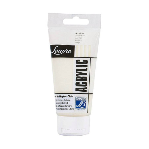 L&B АКРИЛНА БОЯ LOUVRE 80 МЛ - LIGHT NAPLES YELLOW 887