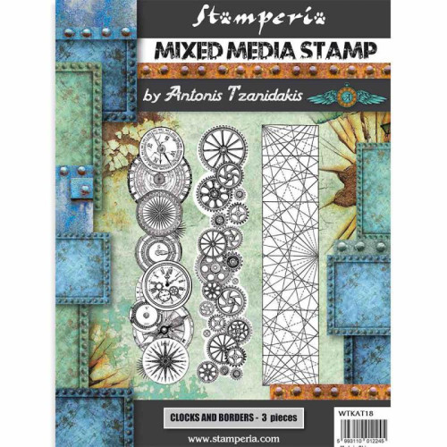 STAMPERIA MIXED MEDIA STAMPS - ГУМЕНИ ПЕЧАТИ WTKAT18