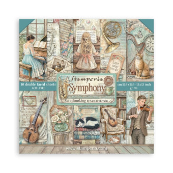 STAMPERIA SYMPHONY БЛОКЧЕ 30,5/30,5 СМ - SBBL188