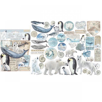 STAMPERIA CARDBOARD FIGURES FOR DECORATION 45 PCS. DFLDC19